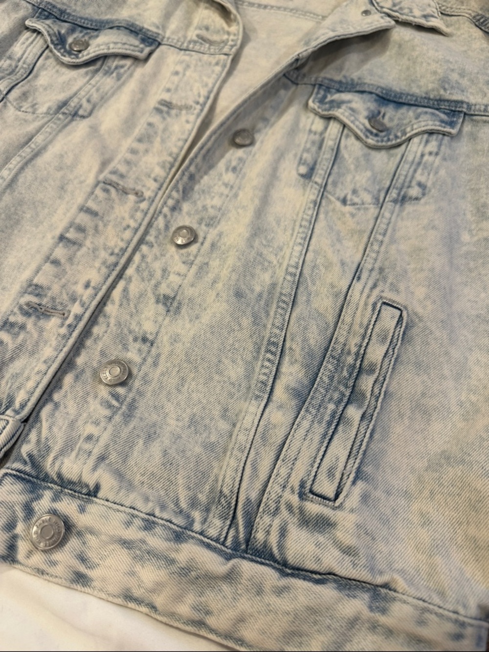 wild fable Light Wash Blue Denim Jacket - Picture 3 of 7